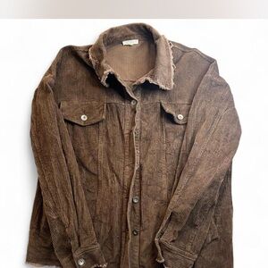 LA MIEL Brown Woman’s  Shirt Jacket
